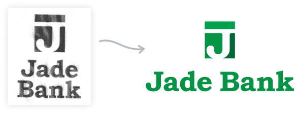 Jade logo transformation